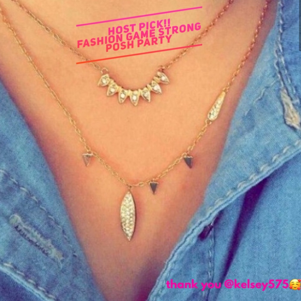 :: S&D ⚜️💫Gold Ultra-Delicate Aurora Necklace - Picture 3 of 8